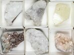 Mixed Indian Mineral & Crystal Flat - Pieces #95611-2